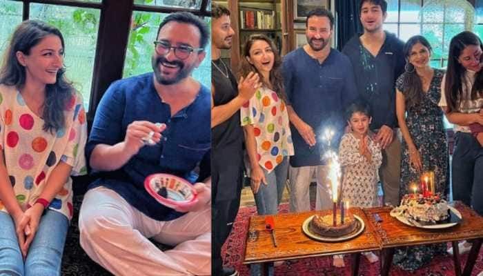 Soha Ali Khan gives a sneak peek into Saif Ali Khan&#039;s birthday celebrations; SEE PICS