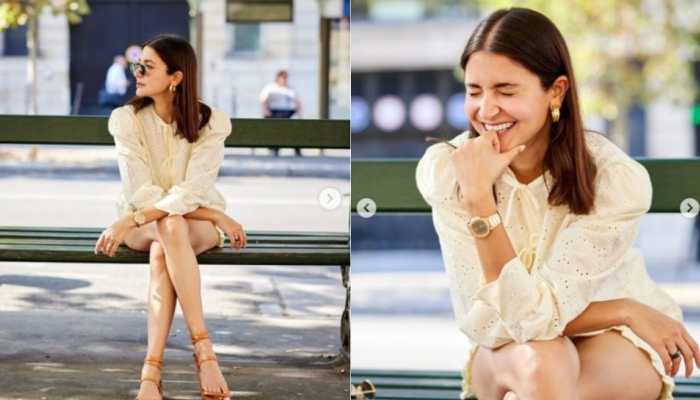 Anushka Sharma sits pretty on a bench, drops breezy new pics!