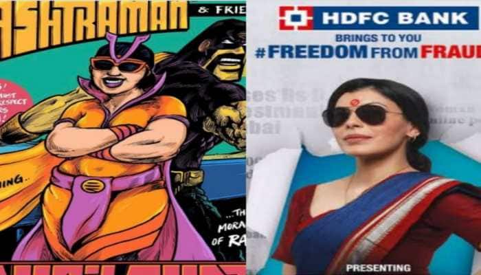 Did HDFC steal 'Vigil Aunty' comic character in Safe Banking Campaign? 
