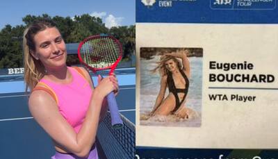 Shocked Eugenie Bouchard receives Vancouver Open credential with one-piece black swimsuit pic, check here