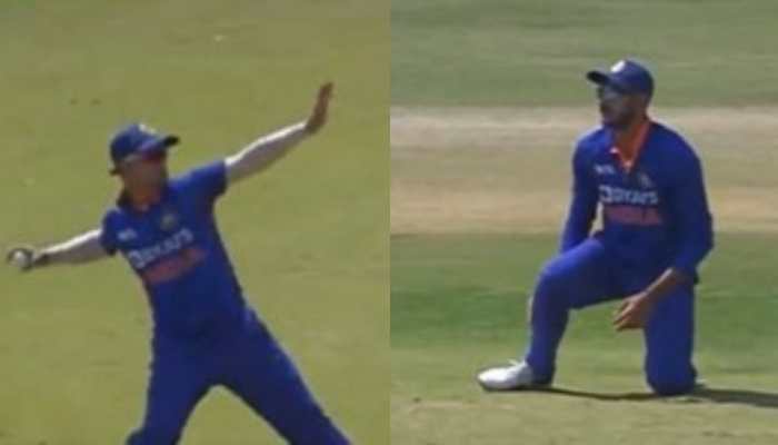 IND vs ZIM, 2nd ODI: Ishan Kishan hits Axar Patel with throw, spinner gets angry - Watch 