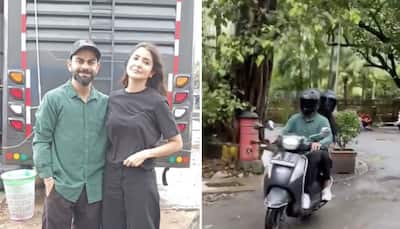 Virat Kohli takes Anushka Sharma for scooty ride in Mumbai, see PICS here