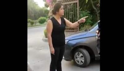 Noida woman abuses guard with DIRTIEST POSSIBLE WORDS, but no Shrikant Tyagi like action - WATCH