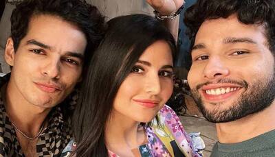Katrina Kaif shares a BTS from promotions with Siddhant Chaturvedi and Ishaan Khatter- WATCH