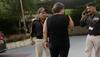 woman misbehaves with guard
