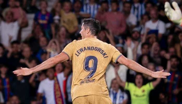 LaLiga: Robert Lewandowski hits brace as FC Barcelona thrash Real Sociedad 4-1