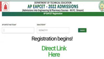AP EAMCET 2022: Registration for Counselling begins at sche.ap.gov.in, direct link to apply here