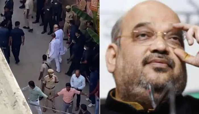 &#039;Gujarati SLAVES&#039;: Telangana BJP MP slammed for carrying Amit Shah&#039;s SHOES in viral video