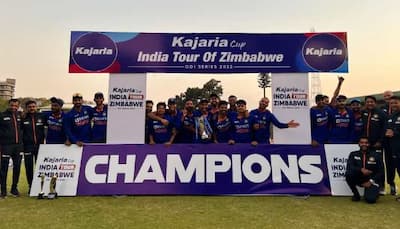 WATCH: Team India convert dressing room into DANCE FLOOR after ODI series win over Zimbabwe