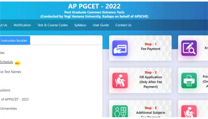 AP PGCET 2022 Exam dates announced on cets.apsche.gov.in- Check latest updates here
