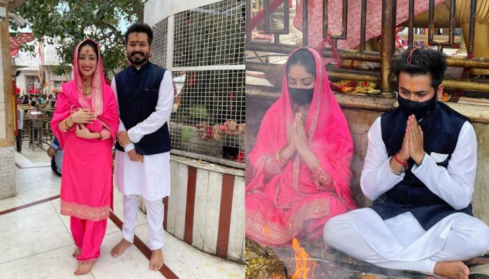 Yami Gautam and husband Aditya Dhar visit Naina Devi temple in former’s ‘Dev Bhoomi’: PICS