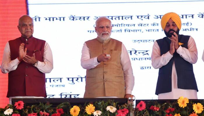 PM Modi inaugurates Homi Bhabha Cancer Hospital &amp; Research Centre in Mohali: 'To make India a developed nation, it's important to...'