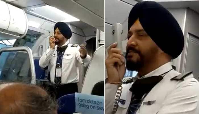 IndiGo pilot&#039;s in-flight announcement in English and Punjabi goes viral, impresses netizens