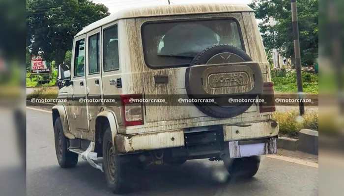 2022 Mahindra Bolero seen on test with ‘Twin Peaks logo’: Launching soon