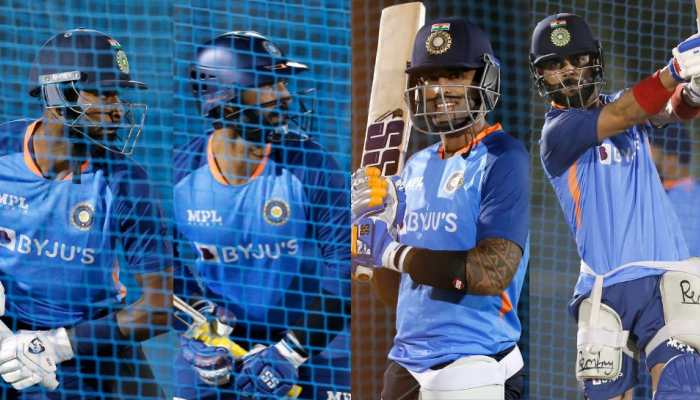 In Pics: Rohit Sharma's Team India hit nets under light ahead of Pakistan clash in Asia Cup 2022