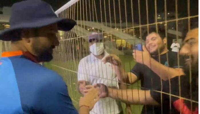 IND vs PAK Asia Cup 2022: After Virat Kohli, Rohit Sharma meets and hugs Pakistan fans, WATCH viral video