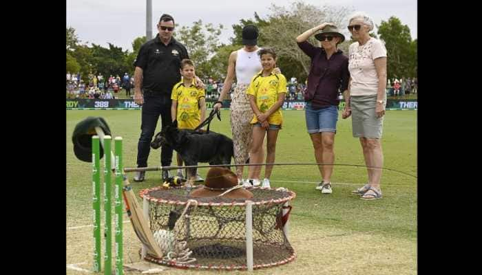 Australia vs Zimbabwe 1st ODI: Aaron Finch’s side pay TRIBUTE to Andrew Symonds with win, WATCH