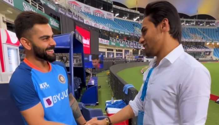 India vs Pakistan Asia Cup 2022: Virat Kohli meets viral Pakistan meme star Momin Saqib, WATCH
