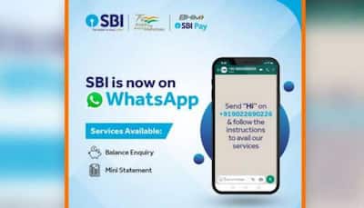 SBI WhatsApp service unveiled for customers: Know how to register and check bank account balance