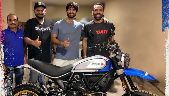 Actor Shahid Kapoor buys new Ducati Scrambler Desert Sled motorcycle worth Rs 14 Lakh: Pics here