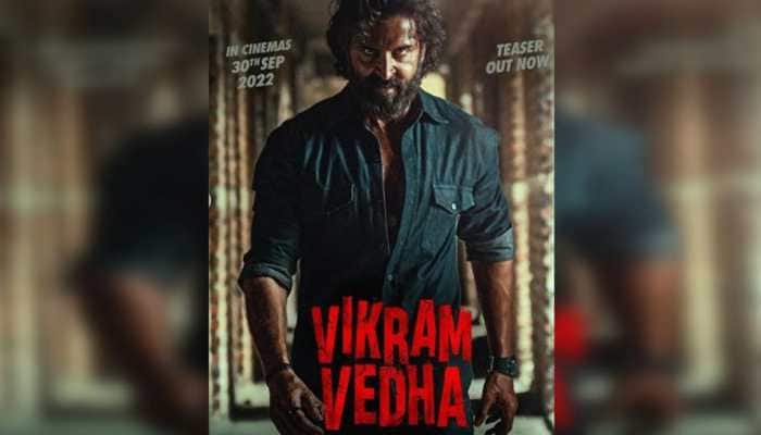 Hrithik Roshan starrer Vikram Vedha teaser creates history, crosses one million likes in less than two days