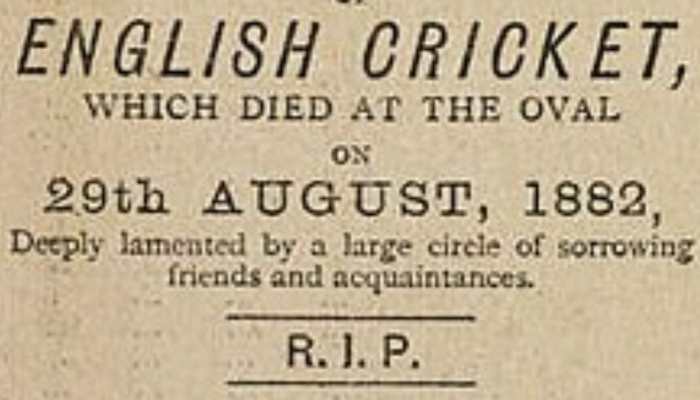 Why England vs Australia series is called 'The Ashes'?