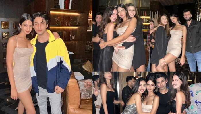 Aryan Khan&#039;s party pics with Katrina Kaif&#039;s sister Isabelle Kaif surface online, check out glam inside photos!