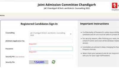JAC Chandigarh Counselling 2022: Registration begins for BTech admissions on jacchd.admissions.nic.in- Details here