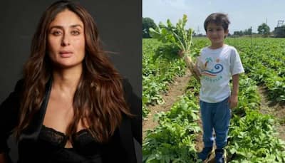WATCH: Taimur Ali Khan farming with mom Kareena Kapoor is the cutest thing on the internet today