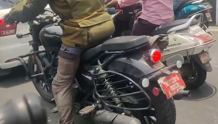 Royal Enfield Super Meteor 650 caught in production-ready guise: Watch here