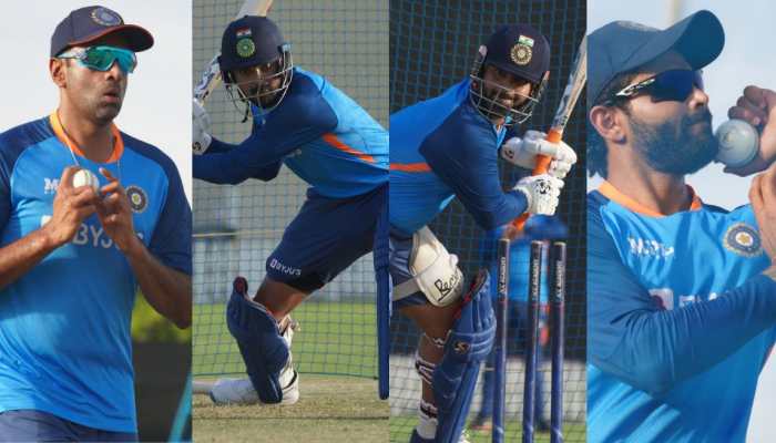Team India's Practise Session: Rahul works hard, while senior members take rest - In Pics