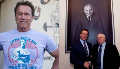Arnold Schwarzenegger recalls meeting former Soviet President Mikhail Gorbachev