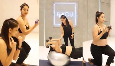 Preggers Debina Bonnerjee does squats, lifts dumbbells in new gym video; fans send love! - Watch