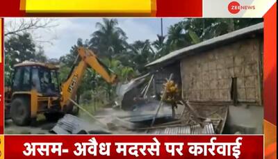 Bulldozers run over illegal Madrassa in Assam's Bongaigaon amid crackdown against terror outfits  
