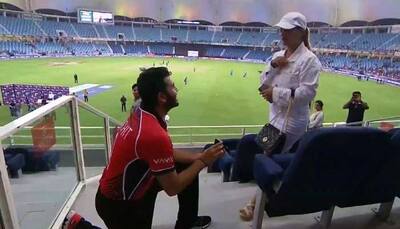 India vs Hong Kong Asia Cup 2022: HK batter Kinchit Shah does a Deepak Chahar, PROPOSES to girlfriend after game, WATCH
