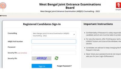 WBJEE 2022 Counseling last date for registering, choice filling TODAY at wbjee.nic.in- Check latest updates here