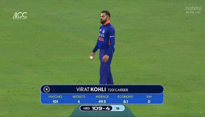 India vs Hong Kong Asia Cup 2022: Virat Kohli bowls in T20 for FIRST time after SIX years, WATCH