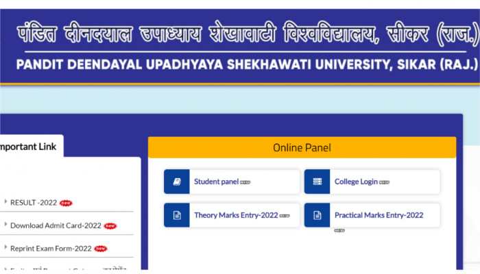 Shekhawati University BA Final Result 2022 RELEASED at shekhauniexam.in- Here’s how to check