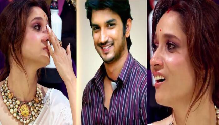 Ankita Lokhande breaks into tears remembering Sushant Singh Rajput on a reality show- WATCH