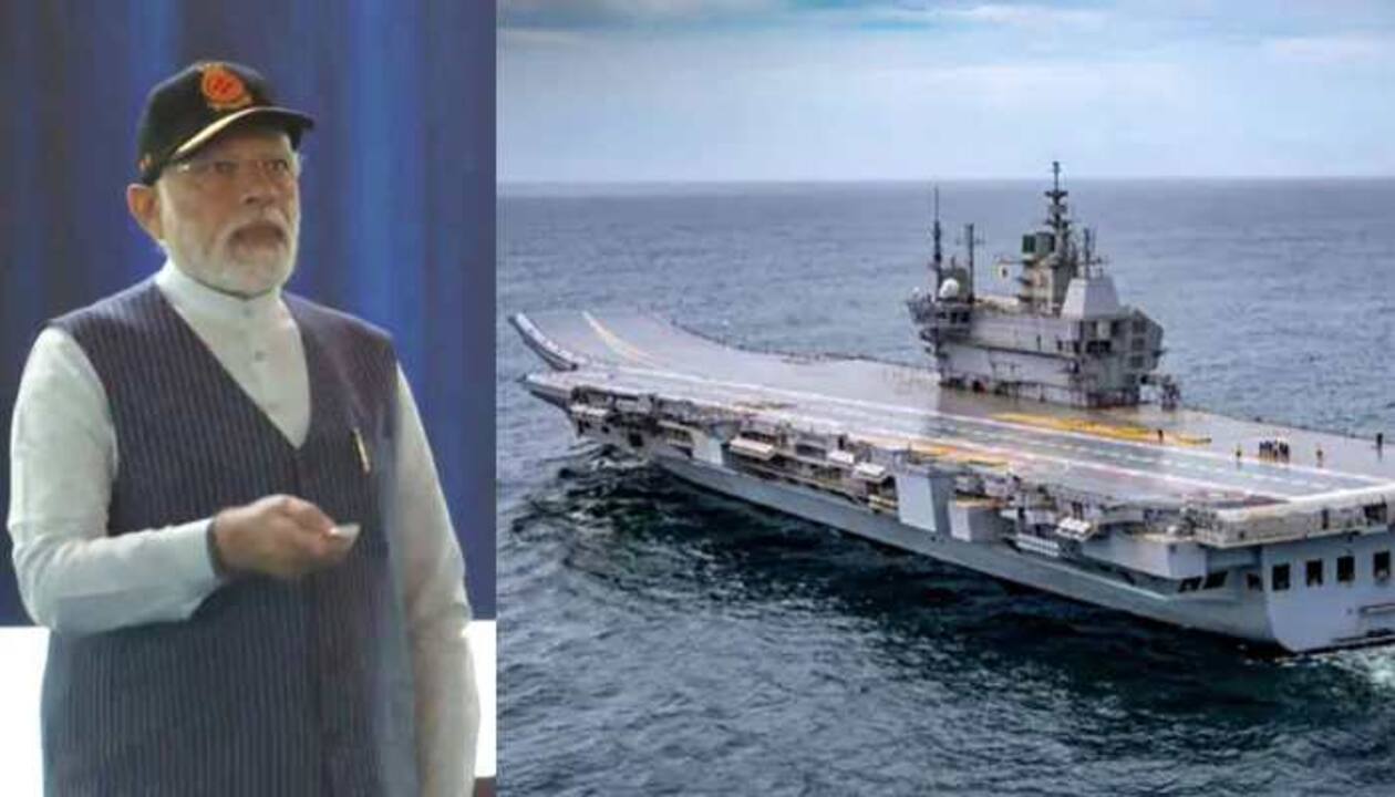प्रधानमंत्री मोदी जी द्वारा आईएनएस विक्रांत का उद्घाटन