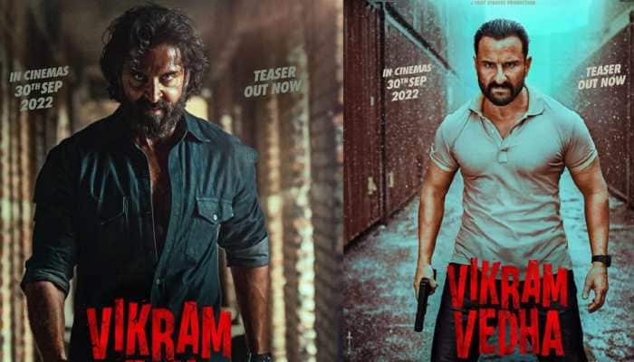 Hrithik Roshan&#039;s Vikram Vedha teaser sets pace for trailer release, fans excited!