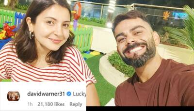 Virat Kohli shares adorable pic of Anushka Sharma, David Warner gets TROLLED for surprising comment