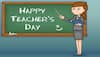 teachers day greeting card