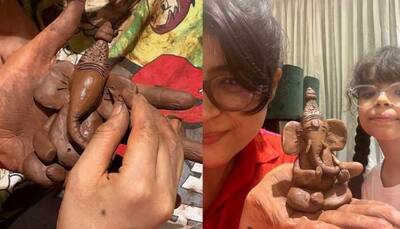 Tahira Kashyap Khurrana makes eco-friendly Bappa at home, celebrates for the first time!