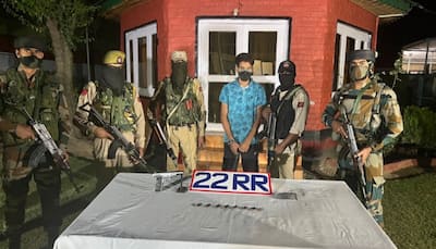 J-K cops arrests LeT terrorist in Sopore; recover arms and ammunition 