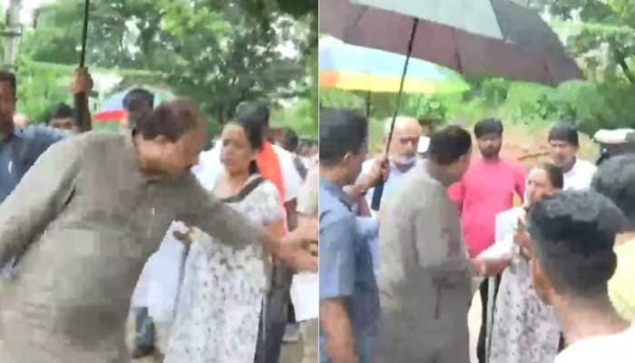 Karnataka BJP MLA threatens, verbally abuses woman who came to submit complaint - Watch