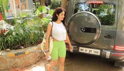 Bollywood actress Janhvi Kapoor spotted with Mercedes-Benz G-Class worth over Rs 2 crore