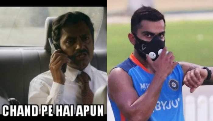 Chand Pe Hai Apun: Twitter reacts as Virat Kohli wears high-altitude mask for training ahead of Pakistan clash - Check Posts