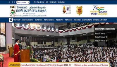 UNOM Results 2022: Madras University UG, PG Results for June Exams to be RELEASED on THIS DATE at unom.ac.in- Check latest update here