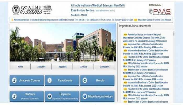 AIIMS INICET 2023 Application process begins TODAY at aiimsexams.ac.in- Here's how to apply
